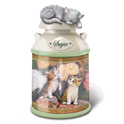 Kitten Canister - Sugar Kitten Canister - Sugar