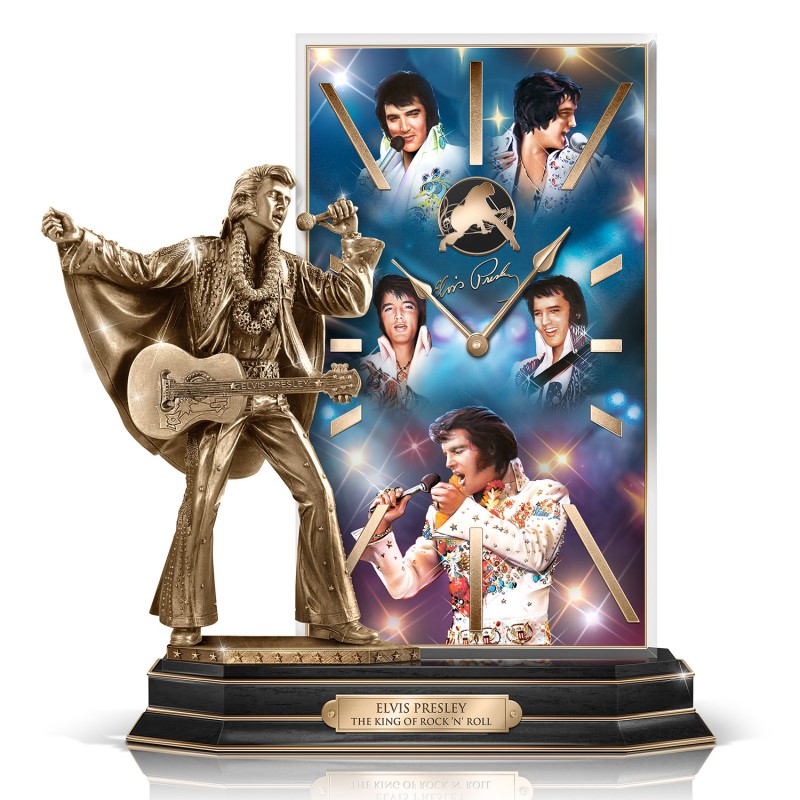 The Legend Of Elvis Clock