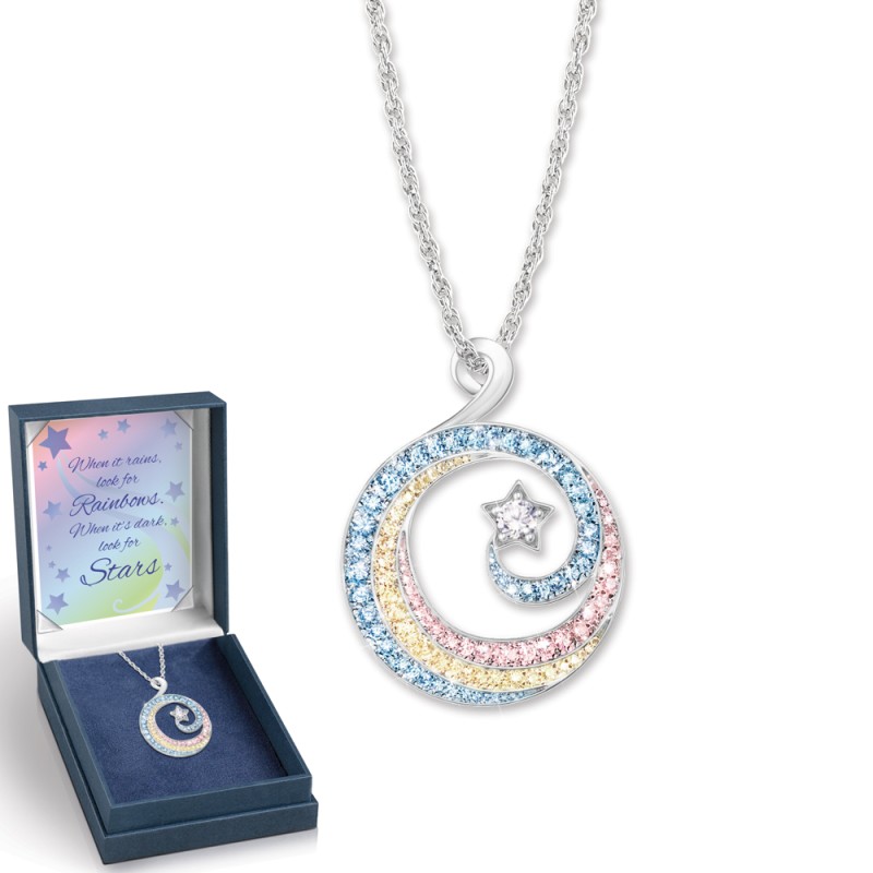 Pendentif Arcs-en-ciel et étoiles Pendentif Arcs-en-ciel et étoiles