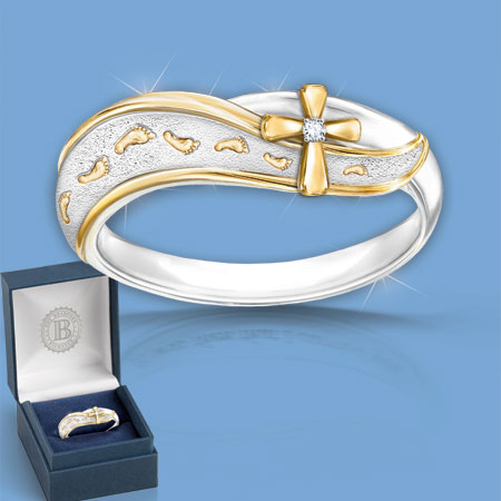 Empreintes de pas Diamond Ring 9.5 Empreintes de pas Diamond Ring 9.5