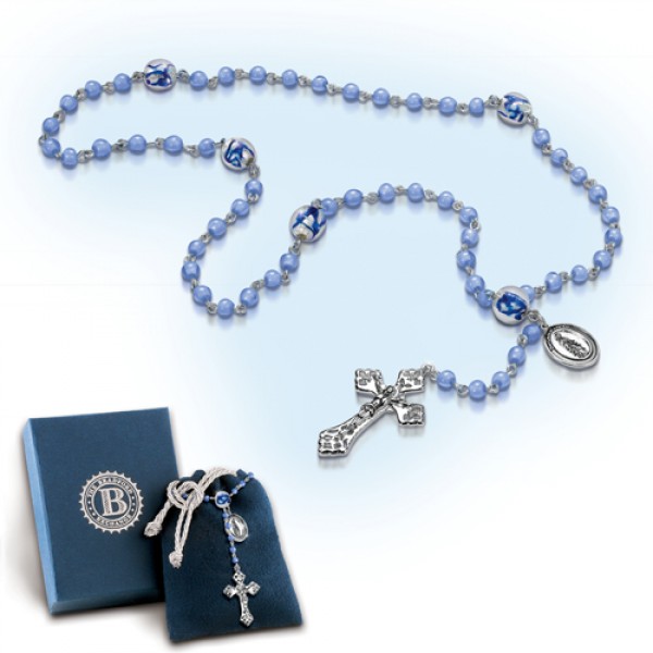 Lady Of Lourdes Rosary Bead
