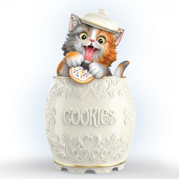 Purr-fect Treat Cookie Jar