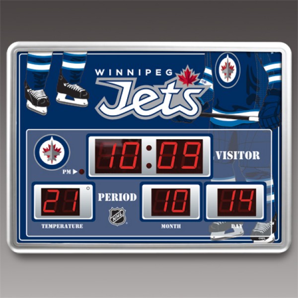 Winnipeg Jets Scoreboard Cl