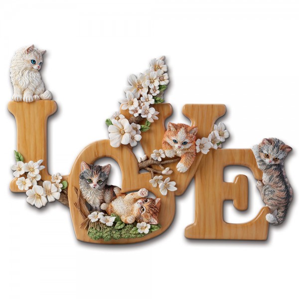 Kitten Love Wall Letters