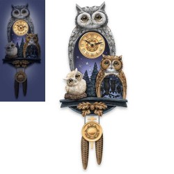 Age Of Wisdom Owl Clock