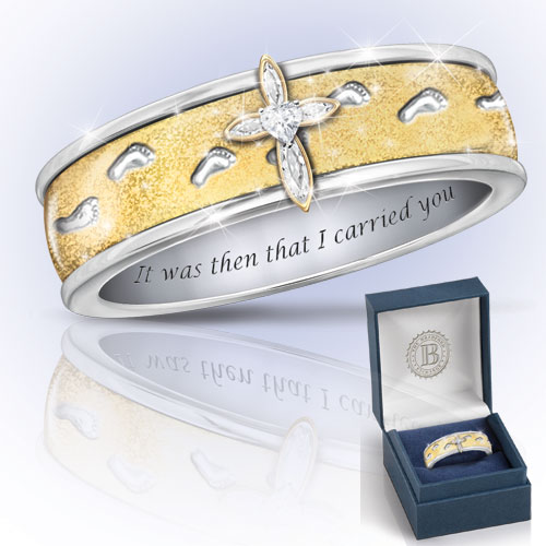 Footprints Ring - 8.5 Footprints Ring - 8.5