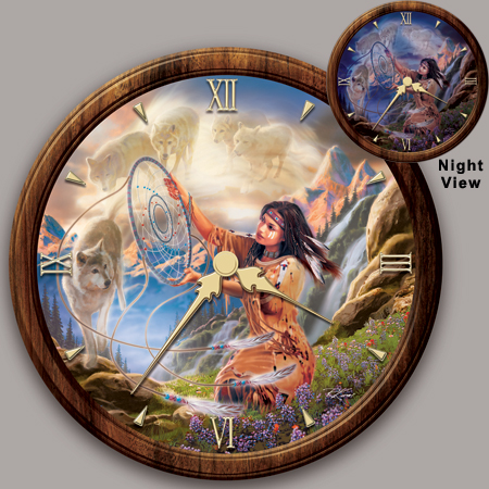 Horloge à spiritueux illuminant Horloge à spiritueux illuminant