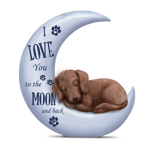 Daschund Moon & Back Daschund Moon & Back