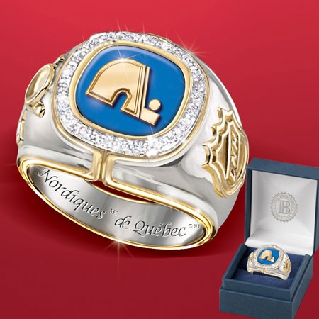 Quebec Nordiques Ring - 7.5 Quebec Nordiques Ring - 7.5